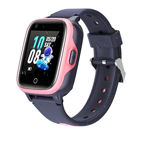 Produktbild: DUTERI D GPS Smartwatch für Kinder,4G Smartwatch mit Wasserdichter Echtzeit Position Videoanrufnachricht WiFi Schrittzähler SOS Anti-Lost für die frühkindliche Bildung für Jungen Mädchen,CAT Version