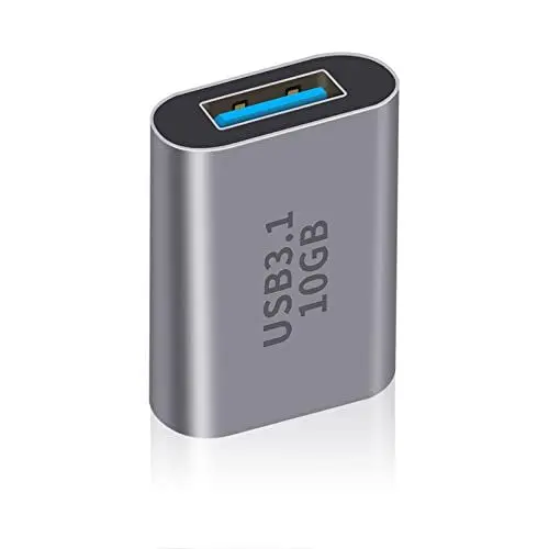 Produktbild: Duttek 10Gbps USB C Buchse auf USB Buchse Adapter 3.1 Gen2, USB 3.1 A auf USB Type C OTG Adapter für USB 3.0, unterstützt Video und Audio für MacBook, iPhone, Hubs (1 Stück)