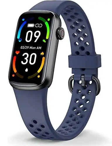 Produktbild: Dwfit Fitness Armband Uhr mit Schrittzähler Pulsmesser Blutsauerstoff SpO2, 1,47