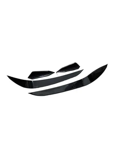 Produktbild: DWYYJJ Auto Frontlippe Separator Für Golf MK7 7 Für GTI R 2013 2014 2015 2016 Glanz Schwarz RevoZport Stil Front Stoßstange Aero Kit Canard Flügel Frontstoßstange Spoiler(7R 2013-2016)