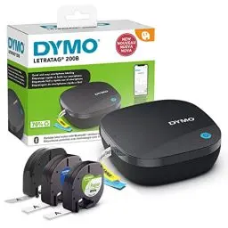 Produktbild: DYMO LetraTag 200B-Beschriftungsgerät mit Bluetooth | kompakter Etikettendrucker | verbindet Sich über Wireless Bluetooth-Technologie mit iOS und Android | inklusive 3 x Schriftband
