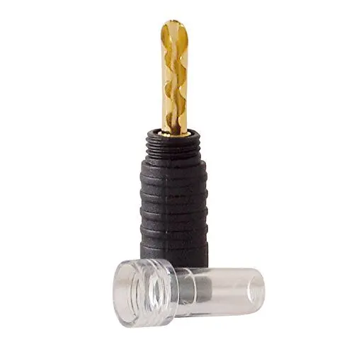 Produktbild: Dynavox High-End Bananenstecker, Mittelbefestigung, Schwarz