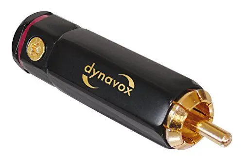Produktbild: Dynavox High-End Cinch-Stecker rot