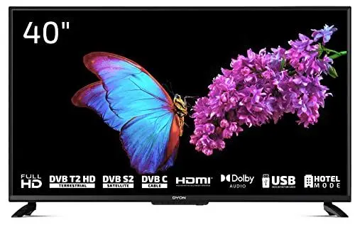 Produktbild: DYON Enter 40 PRO X2 100,3cm (40 Zoll) Fernseher (Full-HD, Triple Tuner (DVB-C/-S2/-T2), Hotelmodus, USB-Media Player)