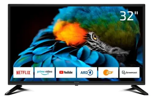 Produktbild: DYON Smart 32 XT - 80 cm (32 Zoll) Fernseher (HD Smart TV, HD Triple Tuner (DVB-C/-S2/-T2), Prime Video, Netflix & HbbTV)