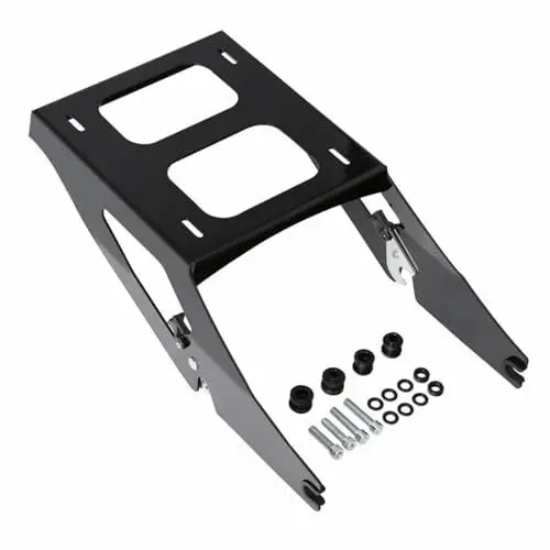 Produktbild: DZSQEGBX Motorrad Two Up Moun Rack Gepäckträger Für Softail Sport Für Glide Für FLSB 2018 2019 2020 2021 2022 Heckträger Für Motorräder(Schwarz)