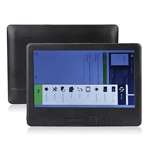 Produktbild: E Book Reader, 7 Zoll TFT LCD E Reader mit 16:9 Farbbildschirm, Unterstützt EPUB, PDF, TXT, FB2, PDB und Andere Dateiformate, mit Schutzhülle(4GB)