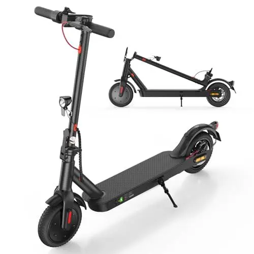 Produktbild: iScooter E Scooter mit Straßenzulassung, ABE Elektroroller Belastung bis 120kg, 30 km Reichweite, LED, 20km/h, 350W Motor, 8,5 Zoll Wabenreifen,Duales Bremssystem E Roller für Erwachsene