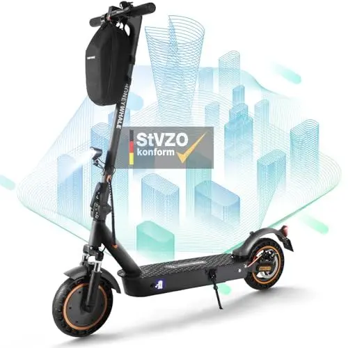Produktbild: E Scooter mit straßenzulassung eKFV E Roller Elektroroller 40 Km Reichweite Elektro Roller Elektro Scooter inkl App 10