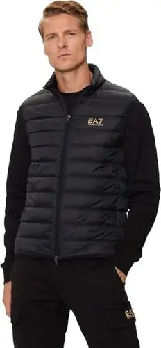 Produktbild: EA7 Herren Gewebte Daunenweste, Schwarz, XXL