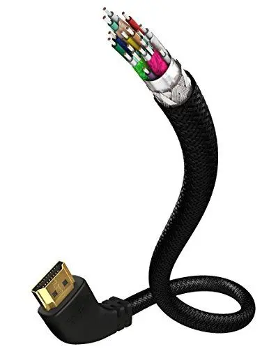 Produktbild: Eagle Kabel 0,8 m HDMI – Ethernet – HDMI Kabel (HDMI, Stecker, abgewinkelt, Gold, Schwarz, 1920 x 1080 (HD 1080))