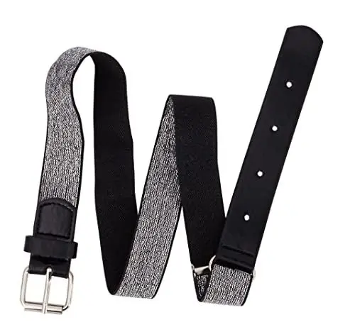 Produktbild: EANAGO Elastischer Stretch-Gürtel >PRINZESSIN ANASTASIA< für Kinder - moderner Glitzergürtel für Mädchen von ca. 3-15 Jahren - Kindergürtel Mädchen - Gürtel Kinder Mädchen