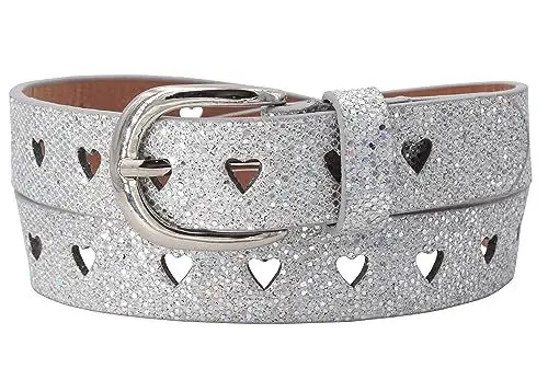 Produktbild: EANAGO Gürtel >ELFENSCHATZ< für Kinder - glitzernder Kindergürtel - Glitzergürtel - moderner Glitzergürtel für Mädchen - Kindergürtel Mädchen - Gürtel Kinder Mädchen