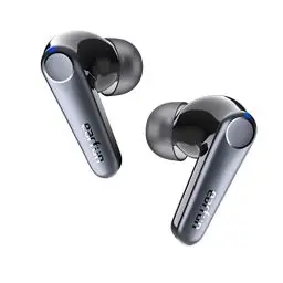 Produktbild: EarFun Air Pro 3 Bluetooth Kopfhörer In Ear, 43dB Hybride Aktive Noise Cancelling, Kabellos, HiFi Sound Qualcomm aptX Adaptive, 6 Mikrofone cVc 8.0 Anrufe, Multipoint, 45H Akku, App Steuerung
