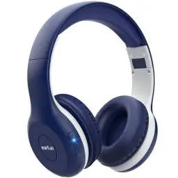 Produktbild: EarFun Bluetooth Kopfhörer Kinder, 85/94dB Lautstärkeregelung, HiFi Sound, HD-Mikrofon, 40 Std Akku, Faltbare, Einstellbar, für Schule/Reise/PC, Blau