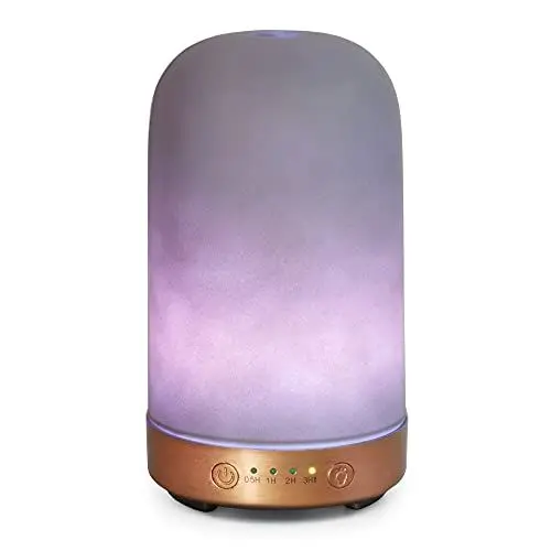 Produktbild: Earnest Living Ätherische Öl-Diffusoren für ätherische Öle 100 ml Ultraschall-Diffusoren 4 Timer Nachtlichter und Auto-Off-Funktion Home Office Aromatherapie-Diffusoren für ätherische Öle Geschenk