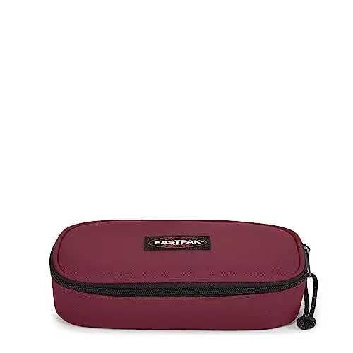 Produktbild: EASTPAK Federmäppchen, oval, 22 cm, Bushy Burgundy (Rot), Buschiges Burgunderrot, 5 x 22 x 9, Ovales Federmäppchen, 22 cm, buschiges Burgunderrot (rot)