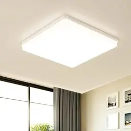 Produktbild: EASY EAGLE LED Deckenleuchte 48W, 4800LM, 3000K Led Lampen Deckenlampe, IP44 Badlampe Leuchte, Panel Flach Lampe für Wohnzimmer, Schlafzimmer, Küchenlampe, Esszimmer, Büro, 30cm