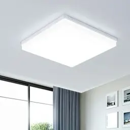 Produktbild: EASY EAGLE LED Deckenleuchte 48W, 4800LM, 6500K Led Lampen Deckenlampe, IP44 Badlampe Leuchte, Panel Flach Lampe für Wohnzimmer, Schlafzimmer, Küchenlampe, Esszimmer, Büro, 30cm