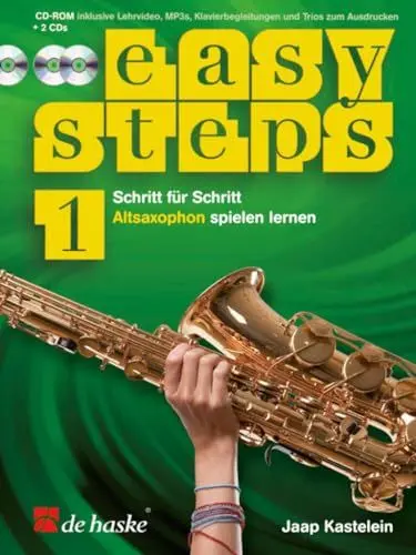 Produktbild: EASY STEPS 1 ALTSAXOPHON SAXOPHONE +CD