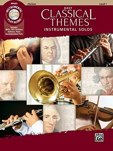 Produktbild: Easy Classical Themes Instrumental Solos: Clarinet (incl. CD)