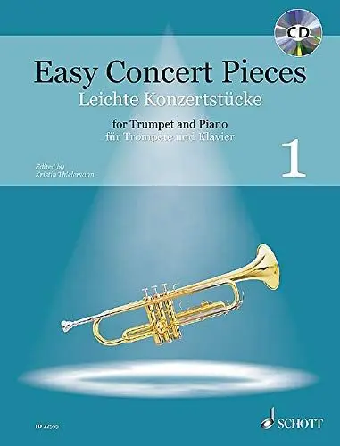 Produktbild: Easy Concert Pieces: 22 Pieces from 5 Centuries. Band 1. Trompete und Klavier. Ausgabe mit CD.: 22 Stücke aus 5 Jahrhunderten. Band 1. Trompete und Klavier.