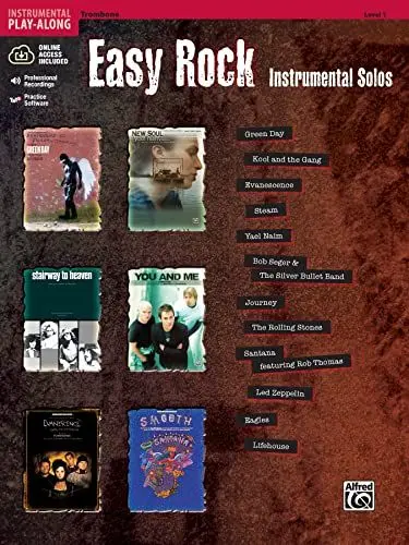 Produktbild: Easy Rock Instrumental Solos, Level 1: Trombone (incl. Online Code)