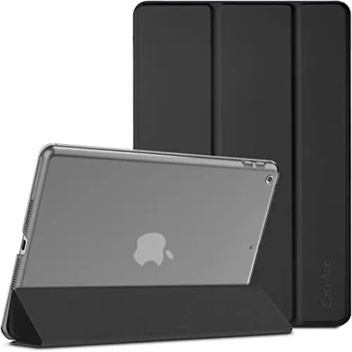 Produktbild: EasyAcc Hülle Kompatibel mit iPad 9 Generation 8 und 7 Generation 10.2 Zoll , Modell 2021 2020 2019 - Ultradünn Schutzhülle mit Transparenter Rückseite Abdeckung Cover Schutzhülle Case