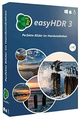 Produktbild: easyHDR 3|-|1|-|PC, Laptop|Disc|Disc