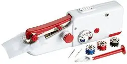 Produktbild: EASYmaxx 02927 Hand-Nähmaschine kompakt | nur 21 cm groß | Ideal für unterwegs | Batteriebetrieben | Weiß