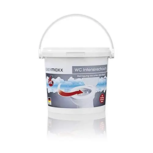 Produktbild: EASYmaxx WC-Intensivschaum für intensive Reinigung bis unter den Rand | Extra starker Kraftschaum löst Kalkablagerungen und Urinstein in Toilette, Urinal und Bidet auf Sauerstoffbasis