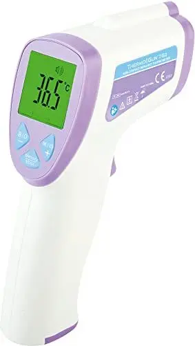 Produktbild: EasypixThermoGun TG2 Stirnthermometer kontaktlos für den medizinischen Einsatz, Infrarotmessung