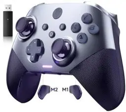 Produktbild: EasySMX X10 PC Controller mit Hall Triggers und Joysticks, Bluetooth Wireless Controller mit mechanischen Tasten, kein Drift&Dead Zones, Kompatibel mit PC/Switch/Steam-Dunkellila