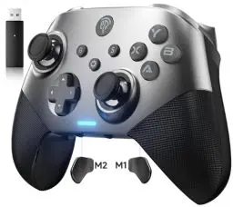 Produktbild: EasySMX X10 PC Controller mit Hall Triggers und Joysticks, Bluetooth Wireless Controller mit mechanischen Tasten, kein Drift&Dead Zones, Kompatibel mit PC/Switch/Steam-Grau