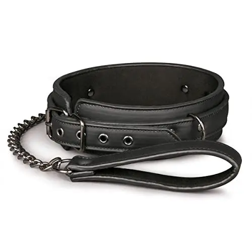 Produktbild: EasyToys Fetish Collection - Halsband für SM Aus robustem Kunstleder - Geeignet für ein spannendes Bondage-Spiel - Leder Collar SM