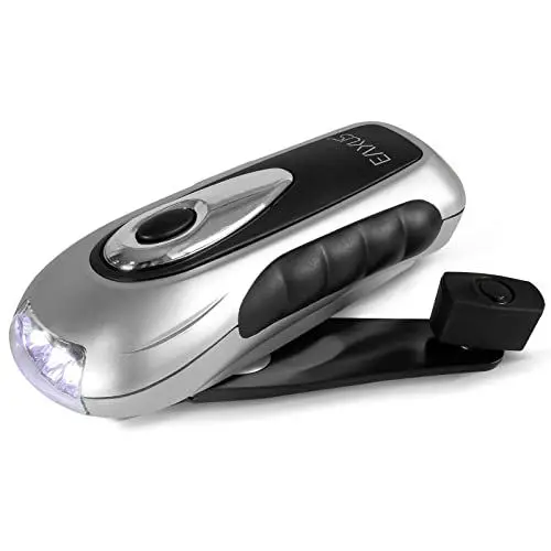 Produktbild: Eaxus 3 LED Dynamo Taschenlampe (Dynamolampe - keine Batterien erforderlich)