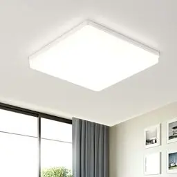 Produktbild: EASY EAGLE LED Deckenleuchte 48W, 4800LM, 4000K Led Lampen Deckenlampe, IP44 Badlampe Leuchte, Panel Flach Lampe für Wohnzimmer, Schlafzimmer, Küchenlampe, Esszimmer, Büro, 30cm