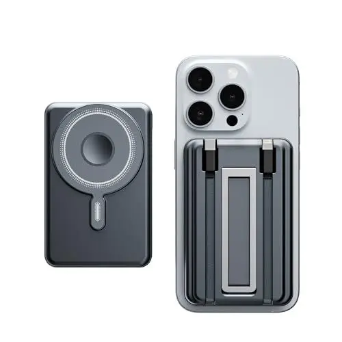 Produktbild: Eazpower Magsafe Powerbank Apple, Powerbank iPhone Magsafe 10,000mAh mit Integriertem USB-C Kabel, Wireless Magnetische Powerbank 20W PD Schnellladen für iPhone Apple Watch Airpods