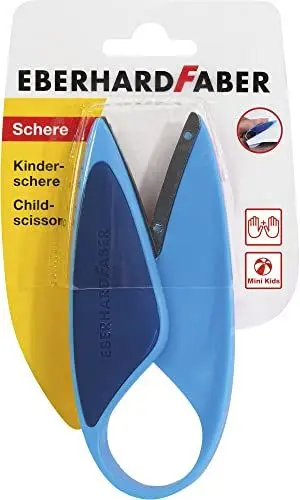 Produktbild: Eberhard Faber 579951 - Kinderschere für Links- und Rechtshänder, Mini Kids, Schere blau
