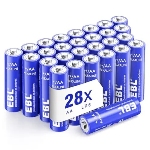 Produktbild: EBL AA Batterien 28 Stück, 1,5V AA Einwegbatterien, Alkaline AA Batterien Langlebiges Auslaufsicheres Design