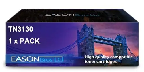 Produktbild: EBL Brother Compatible TN3130 Toner Cartridge.Compatible with DCP-8060 DCP8060DN HL-5240 HL-5240L HL-5250D HL-5250DN HL-5270D HL-5270DN HL-5280DW MFC-8460N MFC-8860DN MFC-8870DW