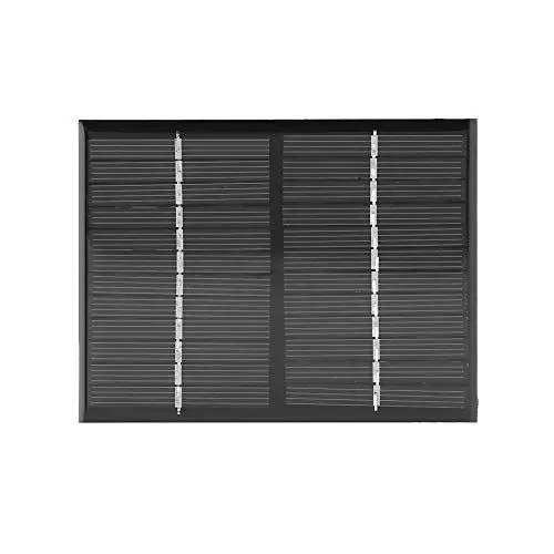 Produktbild: Eboxer 1.5W 12V Klasse A Polykristallinen Silizium Solarpanel + Krokodilklemmen DIY Kit Solarladegräte für Haushaltsbeleuchtung,elektrische Ventilatoren