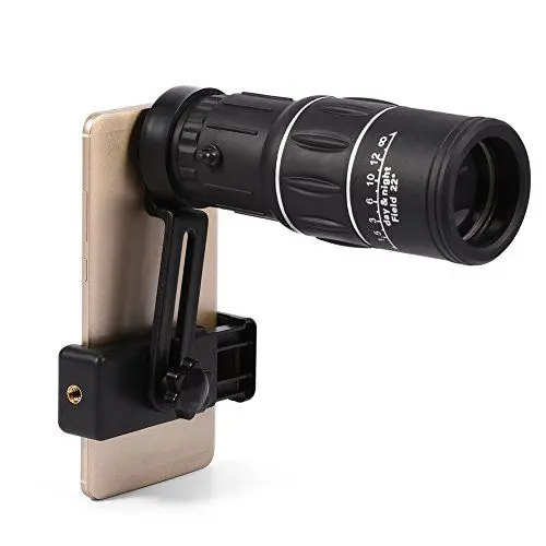Produktbild: Eboxer Monokular Teleskop,16x52 BAK4 HD Monokulares Fernrohr mit Smartphone Halter,wasserdicht und beschlagfrei für Wandern Camping Reisen Jagd