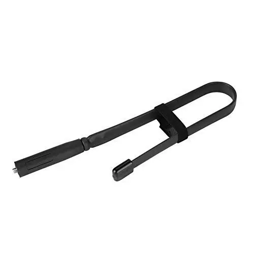 Produktbild: Eboxer Universelle Faltbare Walkie-Talkie-Antenne, VHF/UHF-Zweifrequenzantenne für tragbare Funkgeräte mit SMA-Buchsenschnittstelle für UV-5R, UV-5RE, BF-777S, BF-888S, UV-8HX usw. (47 cm)