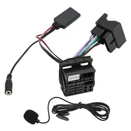 Produktbild: EBTOOLS Bluetooth Musik Adapter für Auto 12Pin Bluetooth 5.0 Aux Audio Kabel Adapter Mikrofon Freisprecheinrichtung Ersatz für 207 307 407 308 für Citroen C2 C3 C4 C5 C6 C8