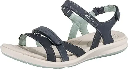 Produktbild: ECCO Damen CRUISE II Flat Sandal, Blau (MARINE/ICE FLOWER), 41 EU