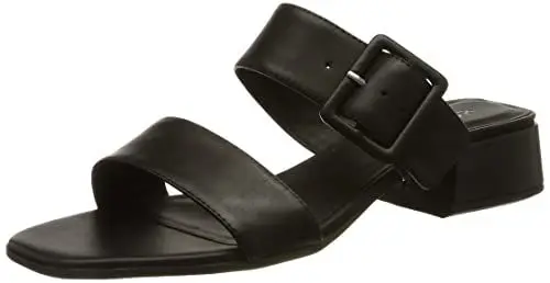 Produktbild: ECCO Women's Elevate Square Toe Slide Heeled Sandal, Black, 5-5.5