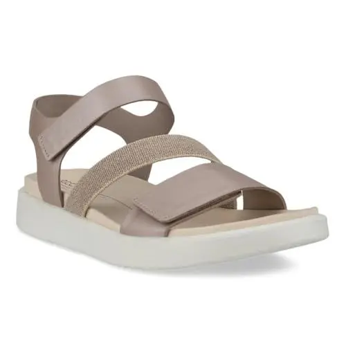 Produktbild: Ecco Damen FLOWT W Flat Sandal, Grey Rose METALLIC, 39 EU