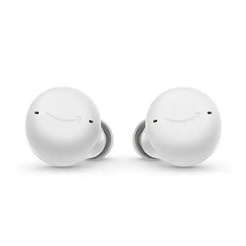 Produktbild: Echo Buds (Neueste Generation) | Kabellose Ohrhörer mit Alexa, Bluetooth In-Ear Kopfhörer mit aktiver Geräuschunterdrückung, integriertes Mikrofon, IPX4 wasserfest | Weiß