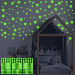 Produktbild: ECHOCUBE 432STK Im Dunkeln Leuchtende Aufkleber, 3D Sternedecke, Kinderzimmer Wandaufkleber, DIY Fluoreszierende Stern Aufkleber Für Baby's Schlafzimmer, Kinderzimmer, Wohnzimmer Dekoration